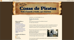 Desktop Screenshot of cosasdepiratas.blogspot.com