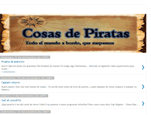 Tablet Screenshot of cosasdepiratas.blogspot.com