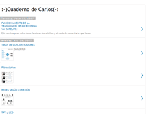 Tablet Screenshot of cuadernodecarlos.blogspot.com