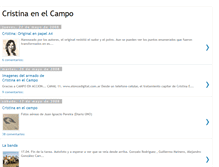 Tablet Screenshot of cristinaenelcampo.blogspot.com