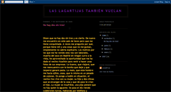 Desktop Screenshot of laslagartijastambienvuelan.blogspot.com