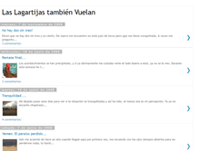 Tablet Screenshot of laslagartijastambienvuelan.blogspot.com