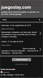 Mobile Screenshot of juegoslay.blogspot.com