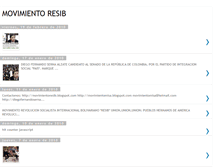 Tablet Screenshot of movimientoresib.blogspot.com