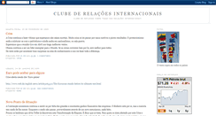 Desktop Screenshot of clubederelacoesinternacionais.blogspot.com