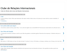 Tablet Screenshot of clubederelacoesinternacionais.blogspot.com