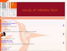 Tablet Screenshot of jewishlifeatvirginiatech.blogspot.com