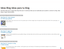 Tablet Screenshot of ideas-blogs.blogspot.com