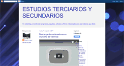 Desktop Screenshot of estudiosterciariosysecundarios.blogspot.com