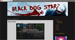 Desktop Screenshot of blackdogstar.blogspot.com
