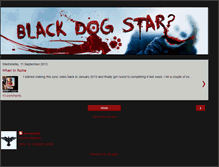 Tablet Screenshot of blackdogstar.blogspot.com