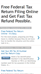 Mobile Screenshot of freefederaltaxreturn.blogspot.com