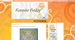 Desktop Screenshot of foreverfriday.blogspot.com