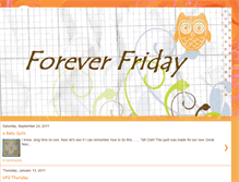 Tablet Screenshot of foreverfriday.blogspot.com
