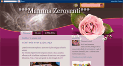 Desktop Screenshot of mammazeroventi.blogspot.com