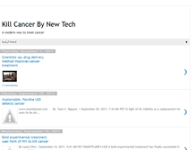 Tablet Screenshot of killcancerbynewtech.blogspot.com