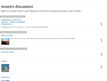 Tablet Screenshot of lodovico-incontridiscussioni.blogspot.com