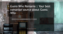 Desktop Screenshot of guesswho-romania.blogspot.com