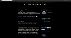 Desktop Screenshot of lavidacomoviene.blogspot.com