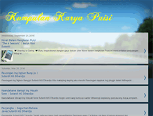 Tablet Screenshot of kumpulankaryapuisi.blogspot.com