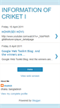Mobile Screenshot of momin-informationofcriketi.blogspot.com