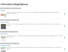 Tablet Screenshot of informationmegahighway.blogspot.com