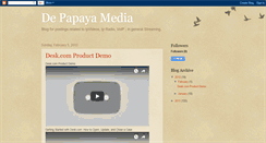 Desktop Screenshot of depapayamedia.blogspot.com