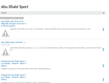 Tablet Screenshot of abudhabi-sport.blogspot.com