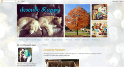 Desktop Screenshot of describehappy.blogspot.com