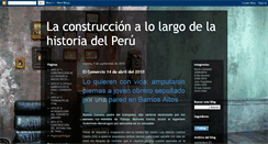 Desktop Screenshot of construccionesenlahistoria.blogspot.com