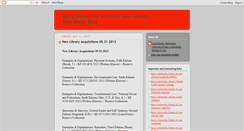 Desktop Screenshot of barrylawlibrary.blogspot.com