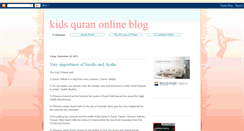 Desktop Screenshot of kidsquranonline.blogspot.com