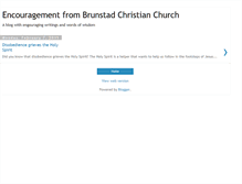 Tablet Screenshot of brunstadchristianchurch.blogspot.com