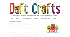 Desktop Screenshot of daftcraftsstore.blogspot.com