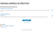 Tablet Screenshot of deinvasaempresadeprestigio.blogspot.com