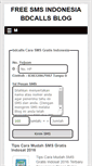 Mobile Screenshot of bdcalls.blogspot.com