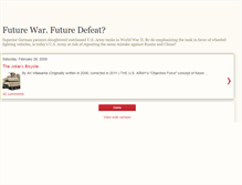 Tablet Screenshot of futurewardefeat.blogspot.com