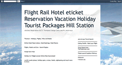 Desktop Screenshot of flightrailhotel.blogspot.com