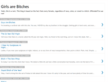 Tablet Screenshot of girlsarebitches.blogspot.com