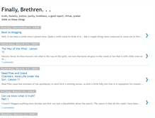 Tablet Screenshot of finallybrethren.blogspot.com