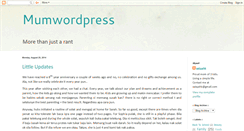 Desktop Screenshot of mumwordpress.blogspot.com