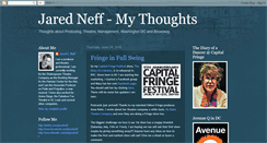 Desktop Screenshot of neffthoughts.blogspot.com