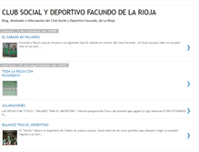 Tablet Screenshot of clubfacundolarioja.blogspot.com