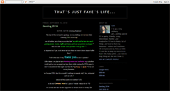 Desktop Screenshot of fayebloggy.blogspot.com