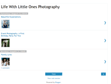 Tablet Screenshot of lifewithlittleonesphotography.blogspot.com