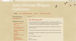 Desktop Screenshot of latinamericanbloggersconference.blogspot.com