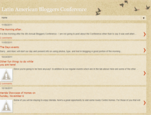 Tablet Screenshot of latinamericanbloggersconference.blogspot.com