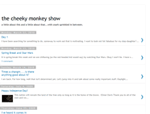 Tablet Screenshot of cheekymonkeyshow.blogspot.com