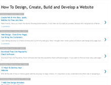 Tablet Screenshot of howtodesignwebsite.blogspot.com