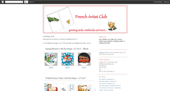 Desktop Screenshot of frenchartistclub.blogspot.com